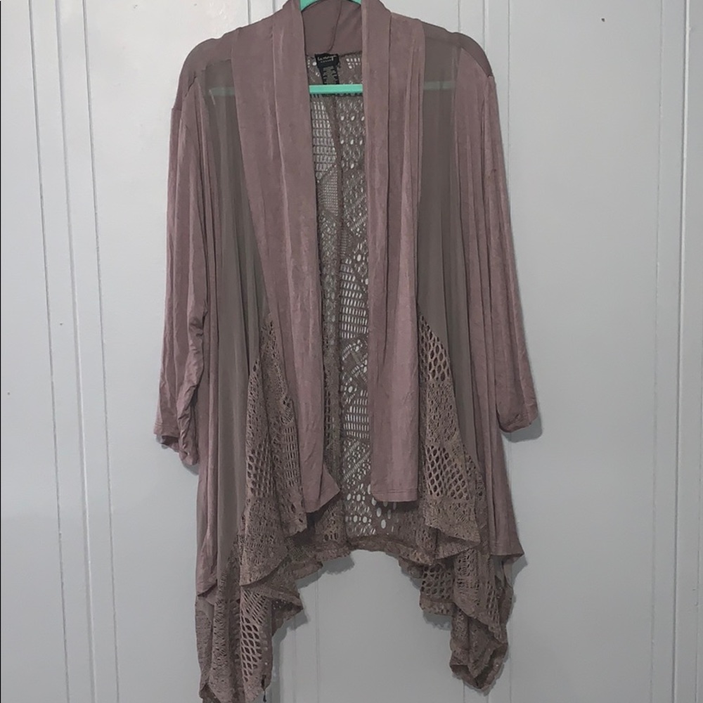 Lavanya 3X lace Cardigan